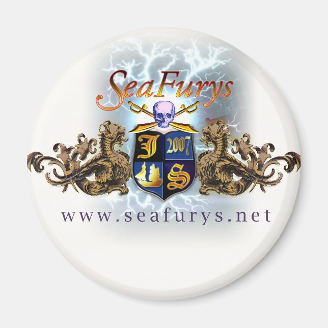 SeaFurys Shield (white) Magnet (Front)