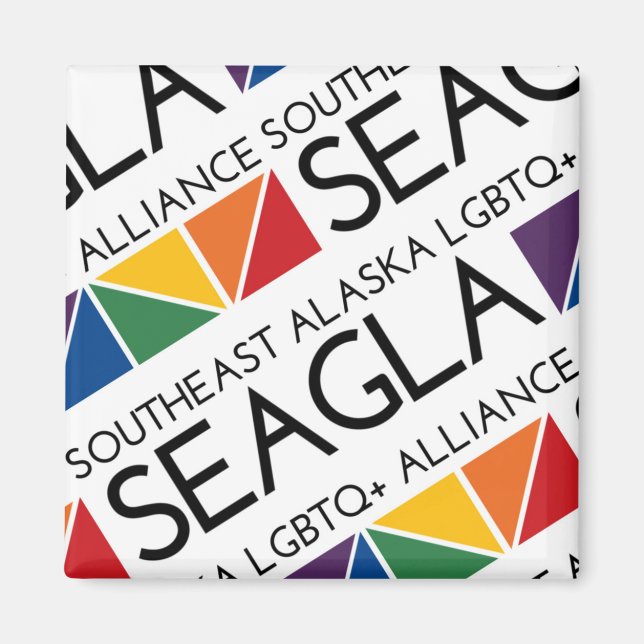 SEAGLA Square Logo Magnet (Front)