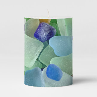 Seaglass candle