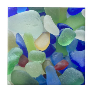 Seaglass decorative tile
