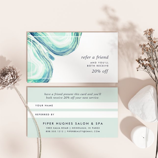 Seaglass Geode Referral Card (Creator Uploaded)