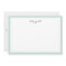 Seaglass Personalized Stationery Flat Note Card
