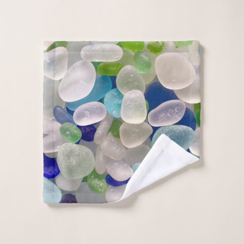 Seaglass photo washcloth
