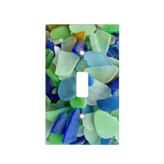 Seaglass switch plate