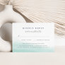 Seaglass Tides Meal Choice RSVP Card