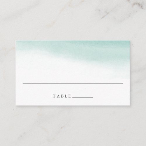Seaglass Tides Wedding Escort Place Cards