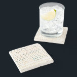 Seaglass  Watercolor Marble Stone Coaster<br><div class="desc">Enjoy our seaglass watercolor painting marble stone coaster.</div>