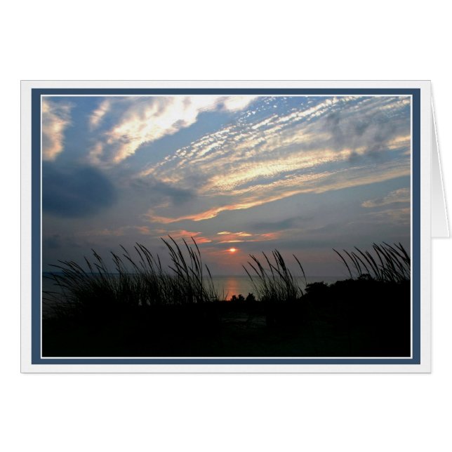 Seagrass  Sunrise Cards (Front Horizontal)