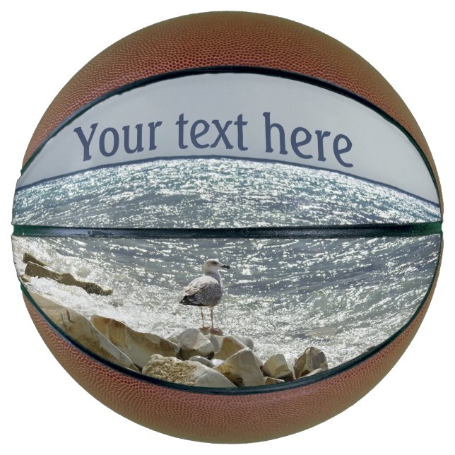 Seagull and sea basketball (Front)