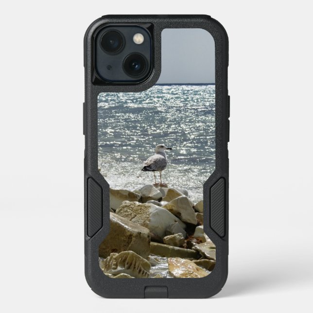 Seagull and sea otterbox iPhone case (Back)