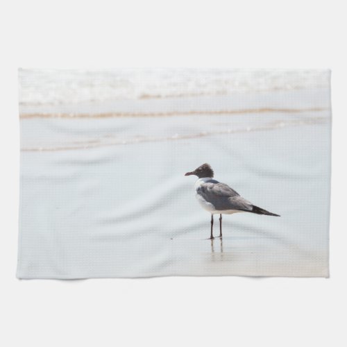 Seagull at the Beach Kitchen Towel