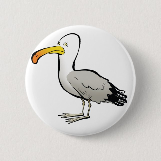 Seagull au naturel button (Front)