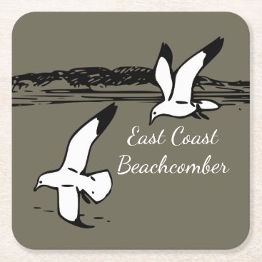Seagull Beach East Coast Beachcomber drink coaster Seagull Beach East Coast Beachcomber drink coaster