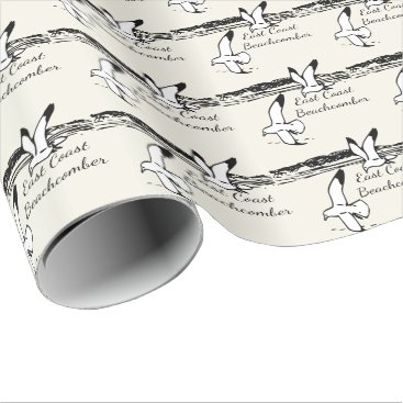 Seagull Beach East Coast Beachcomber gift wrap Seagull Beach East Coast Beachcomber gift wrap