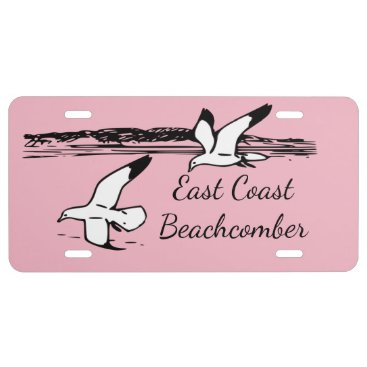 Seagull Beach East Coast Beachcomber license plate Seagull Beach East Coast Beachcomber license plate
