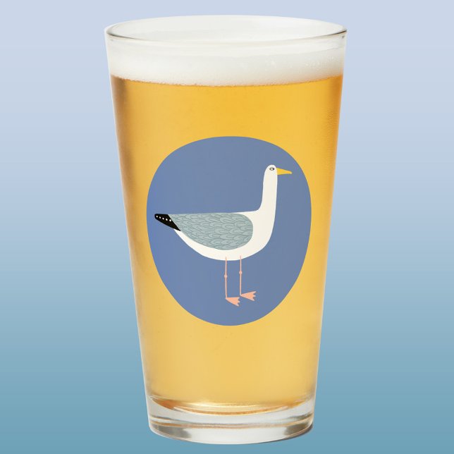 Seagull Beer Glass (Fun seagull beer glass)