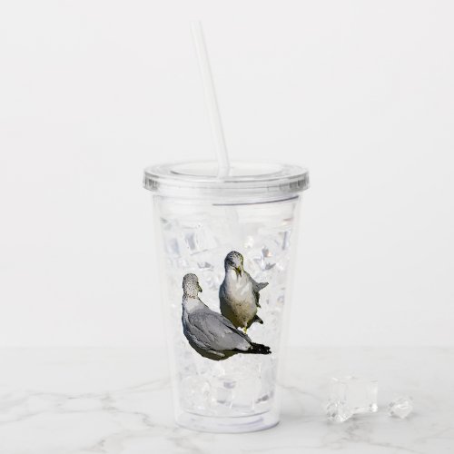 Seagull Bird Acrylic Tumbler