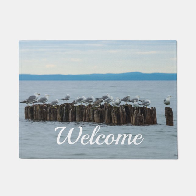 Seagull Breaktime Welcome Doormat (Front)