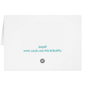 Seagull card (Back Horizontal)