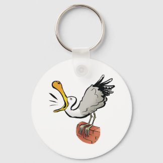Seagull chatting keychain