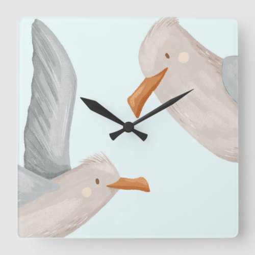 Seagull Coastal Theme Wall Clock