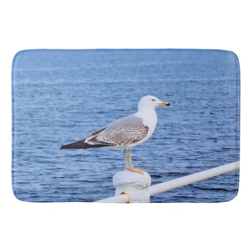Seagull Constanta Romania – Black Sea Photography Bath Mat