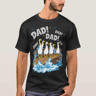 Seagull Dad Funny Dad Humor Ocean T-Shirt