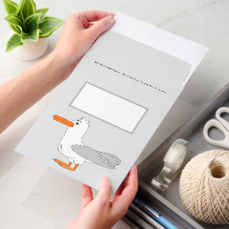 Seagull Design Any Colour Background Envelope Mailers