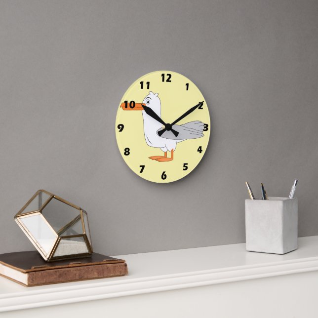 Seagull Design Round Clock (Office)