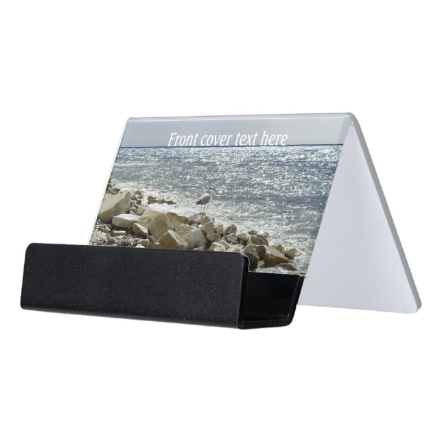 Seagull Desk Business Card Holder (Angled Front)