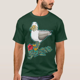 Seagull eating French fries T-Shirt
