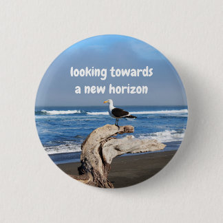 Seagull facing the sea button