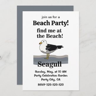 Seagull Find Me At The Beach Funny Beach Party