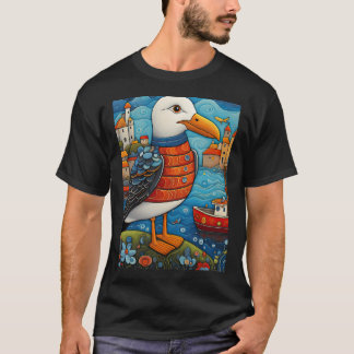 Seagull fisherman T-Shirt