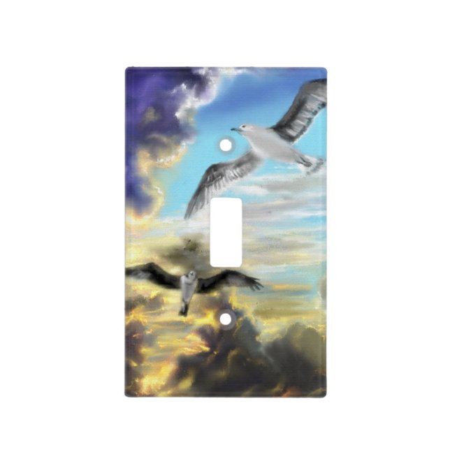 Seagull Flying Light Switch Cover (Front)