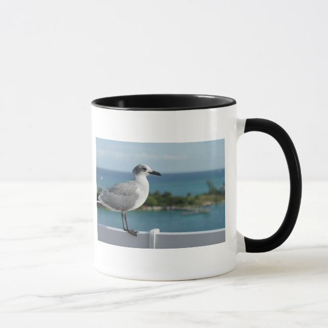 Seagull In Paradise Mug (Right)