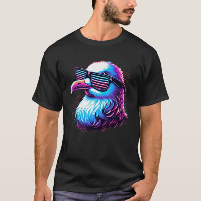 Seagull in shades T-Shirt (Front)