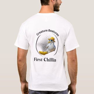 Seagull in Yellow Boots | Coastal Beach Humor T-Shirt