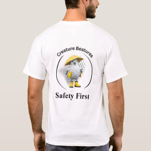 Seagull in Yellow Boots   Coastal Beach Humor T-Shirt