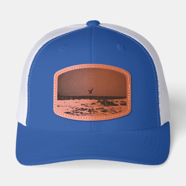 Seagull Leather Patch Hat (Front)