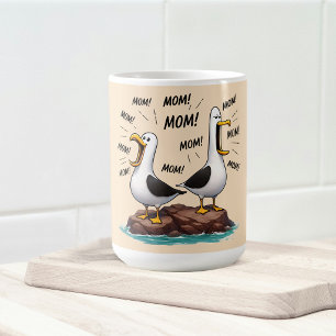Seagull Mom Funny Personalized Coffee Mug