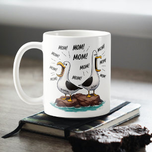 Seagull Mom Funny Personalized Coffee Mug