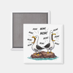 Seagull Mom Funny Personalized Magnet