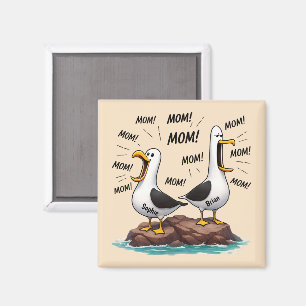 Seagull Mom Funny Personalized Magnet
