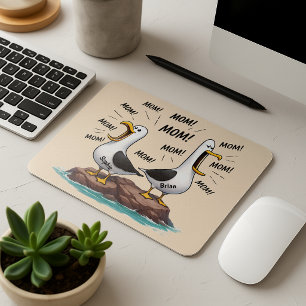 Seagull Mom Funny Personalized Mouse Pad