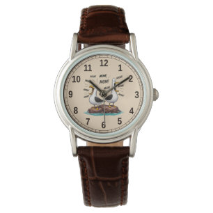 Seagull Mom Funny Personalized Watch
