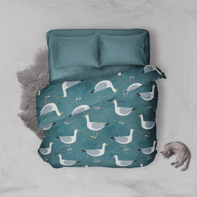 Seagull Nautical Duvet Cover (Creator Uploaded)