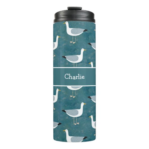 Seagull Nautical Name Thermal Tumbler