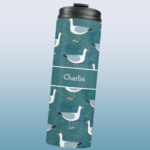 Seagull Nautical Name Thermal Tumbler