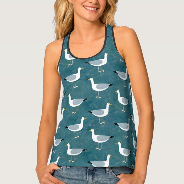 Seagull Nautical Tank Top (Front)